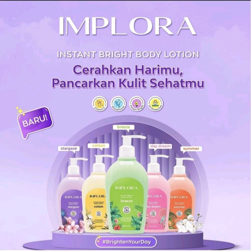 Implora Instant Bright Body Lotion 300ML