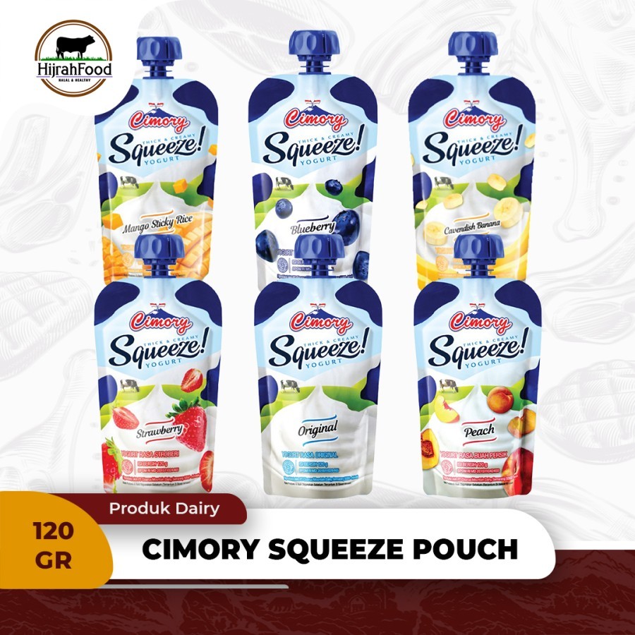 Cimory Squeeze Yogurt Pouch - 120 ml