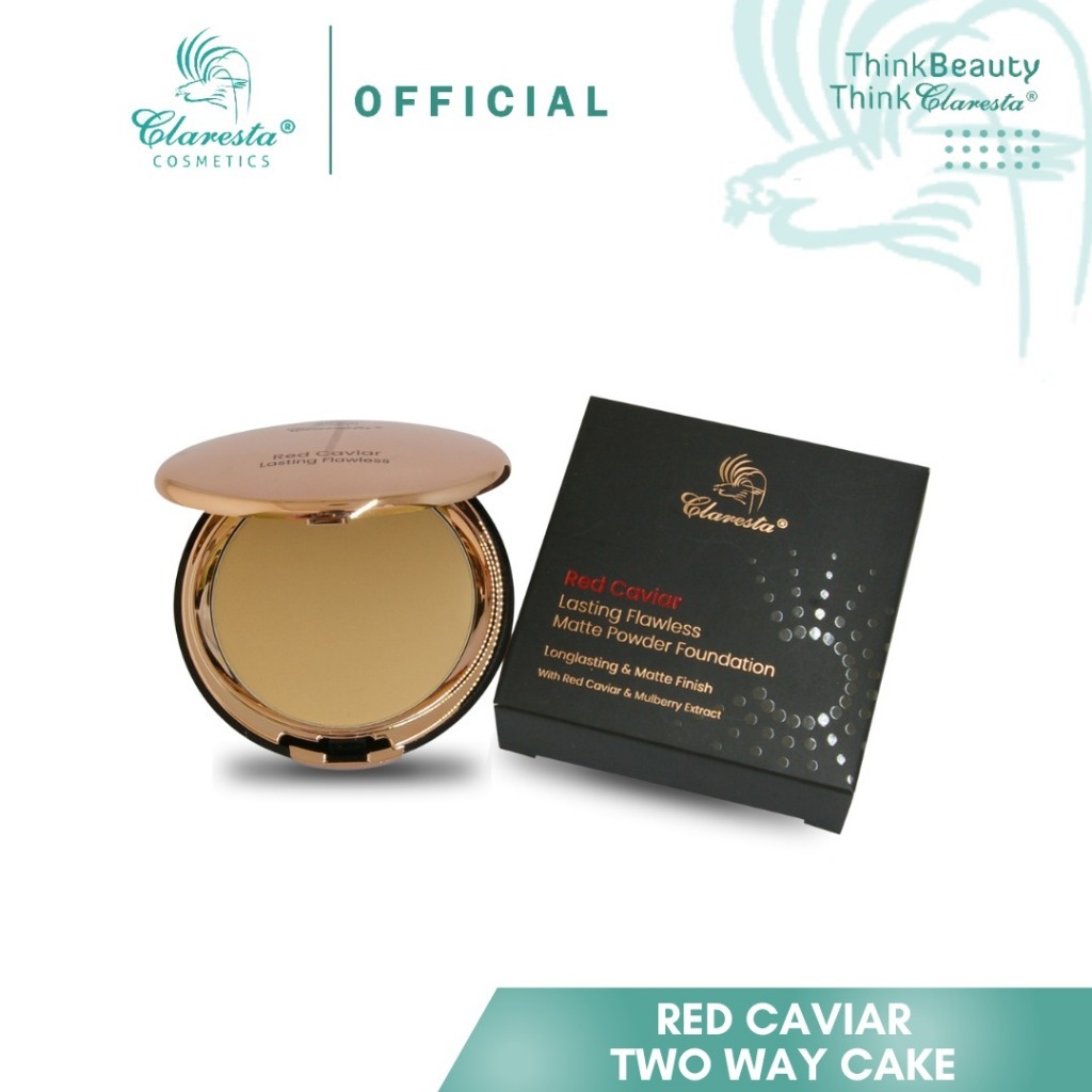"RAYA" CLARESTA Red Caviar Matte Powder Foundation