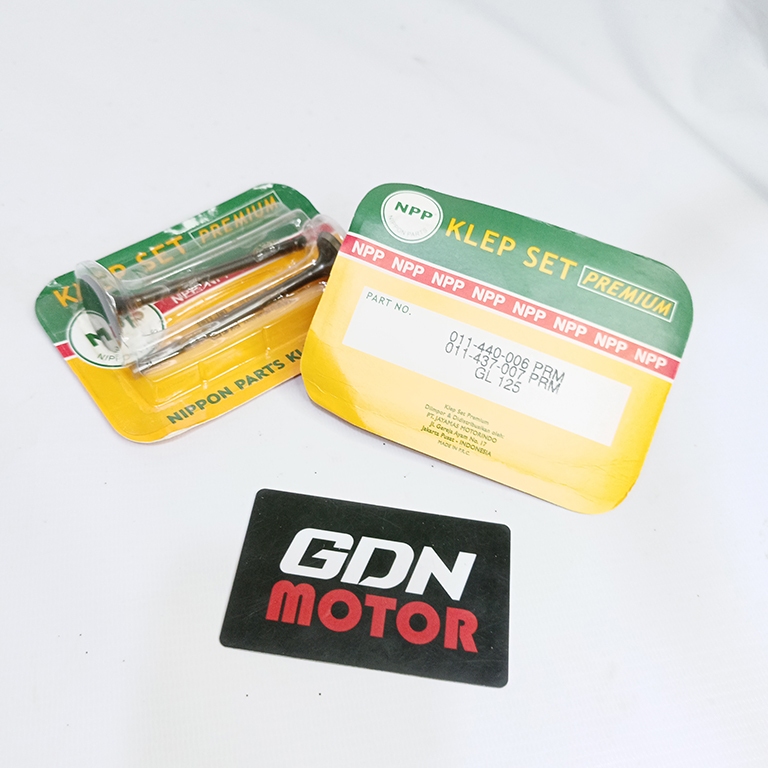 Klep GL 125 set NPP Premium