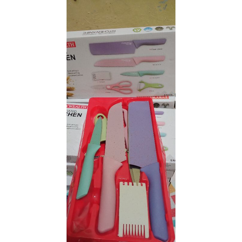 Pisau Set 6pcs Knife Set