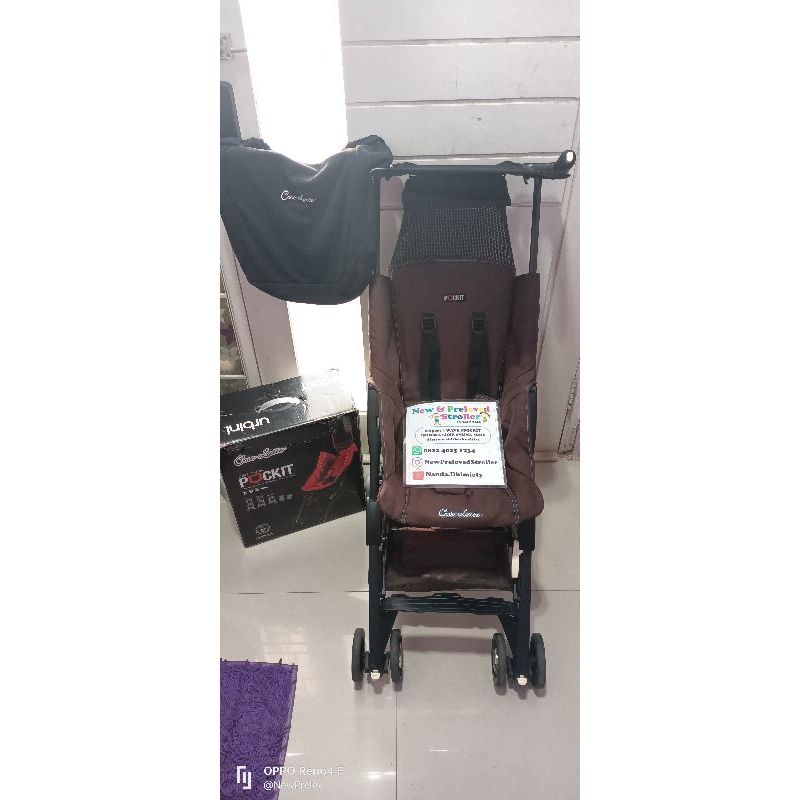 stroller pockit gen 6 coklat