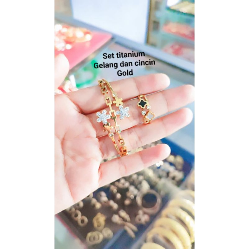 Set gelang + cincin