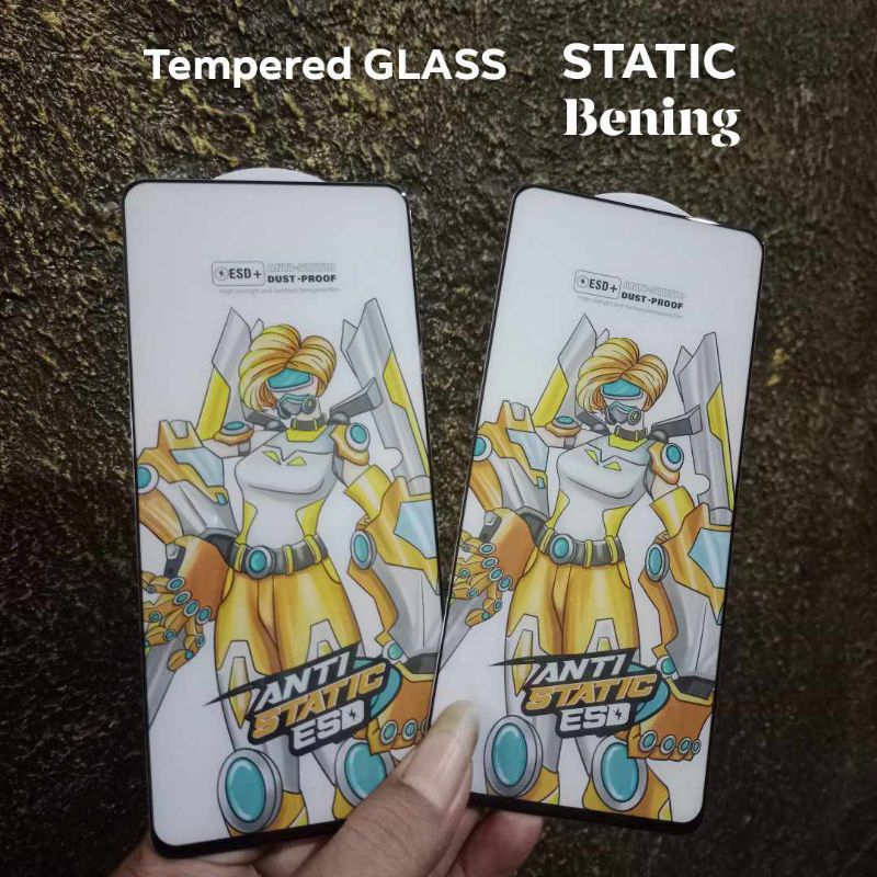 Tempered GLASS TYPE REDMI Full Screen STATIC BENING
