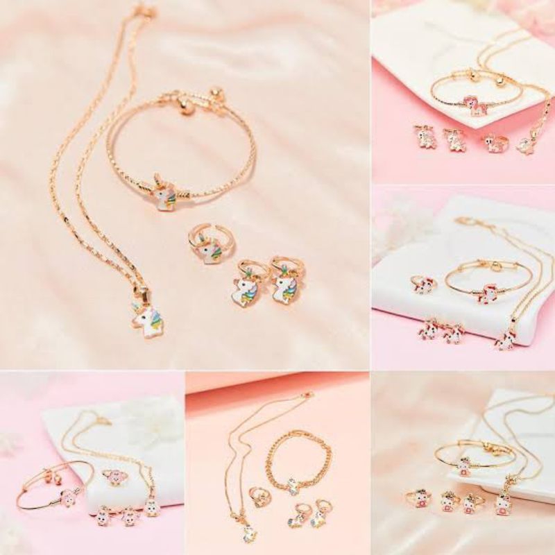perlengkapan set emas