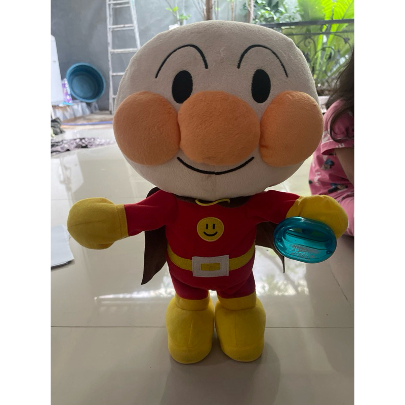 Boneka anpanman original elektrik