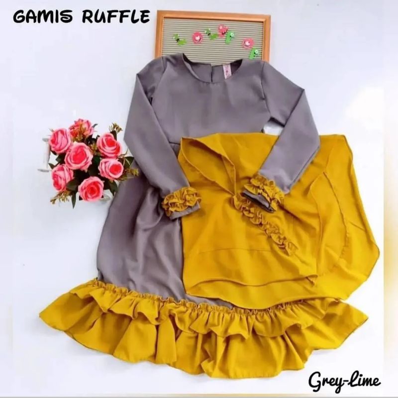 Set Gamis Ruffle