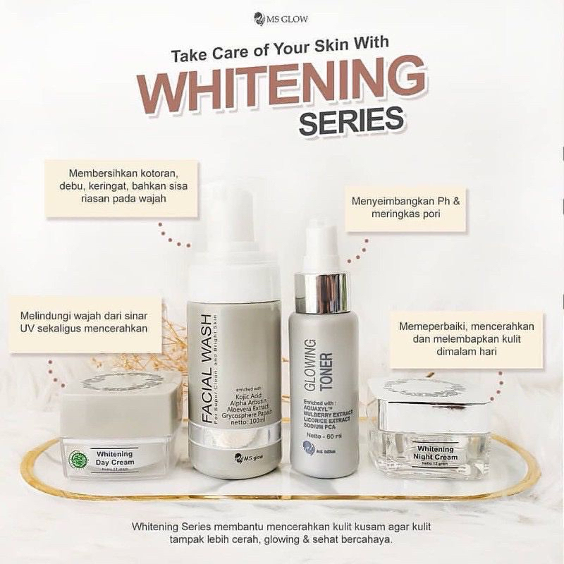 Paket whitening Ms glow