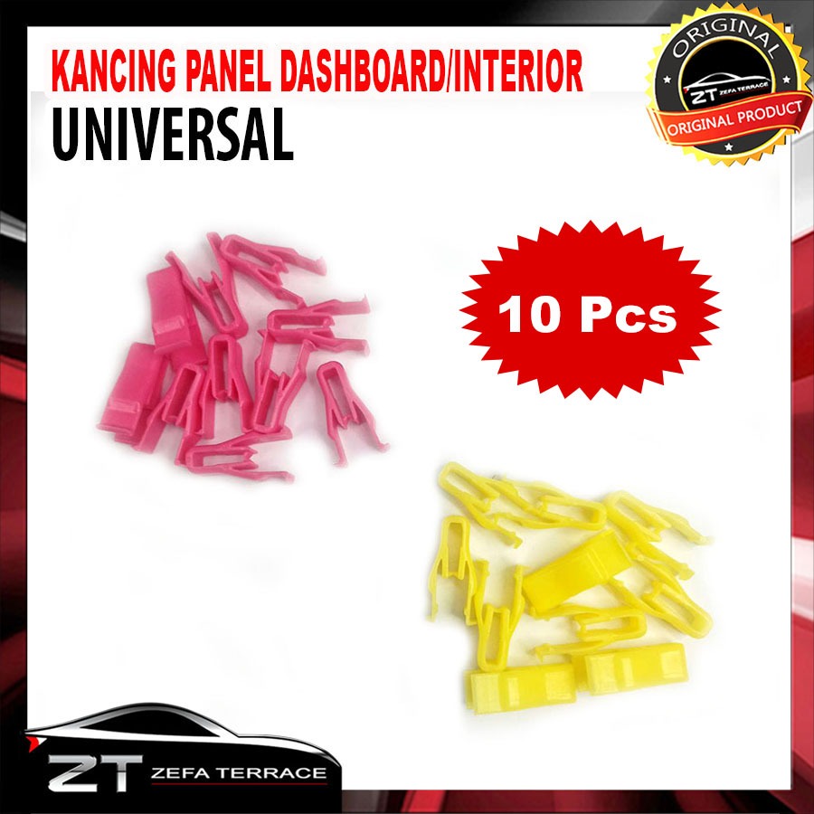 10 Pcs Kancing Klip Interior Panel Dashboard Universal Original