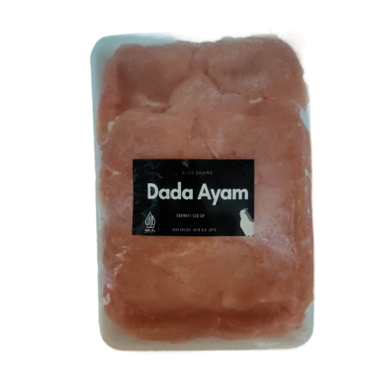 SLICE DADA AYAM 500 GRAM