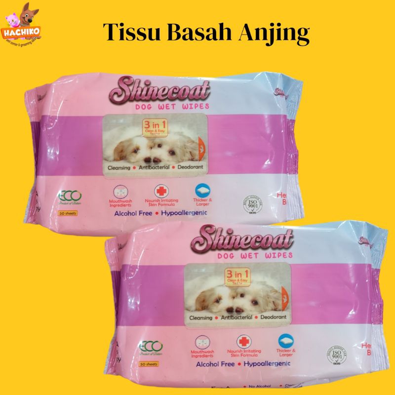 Tissue Basah Shinecoat Anjing