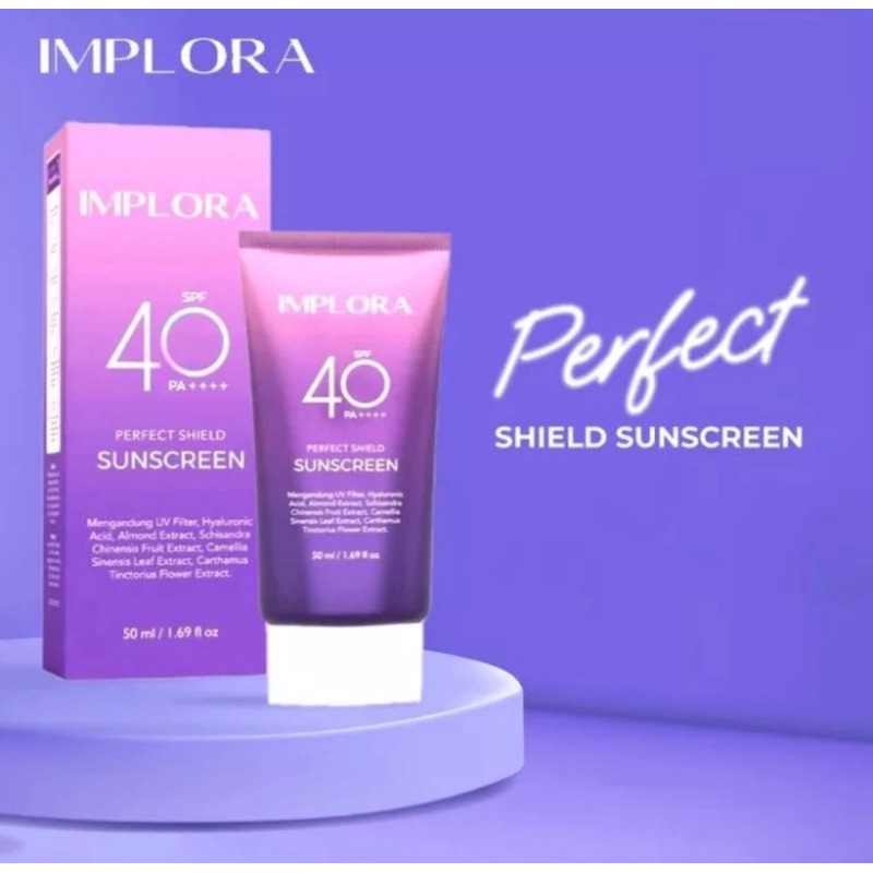 IMPLORA SUNSCREEN PERFECT SHIELD SUNSCREEN SPF 40 PA+++