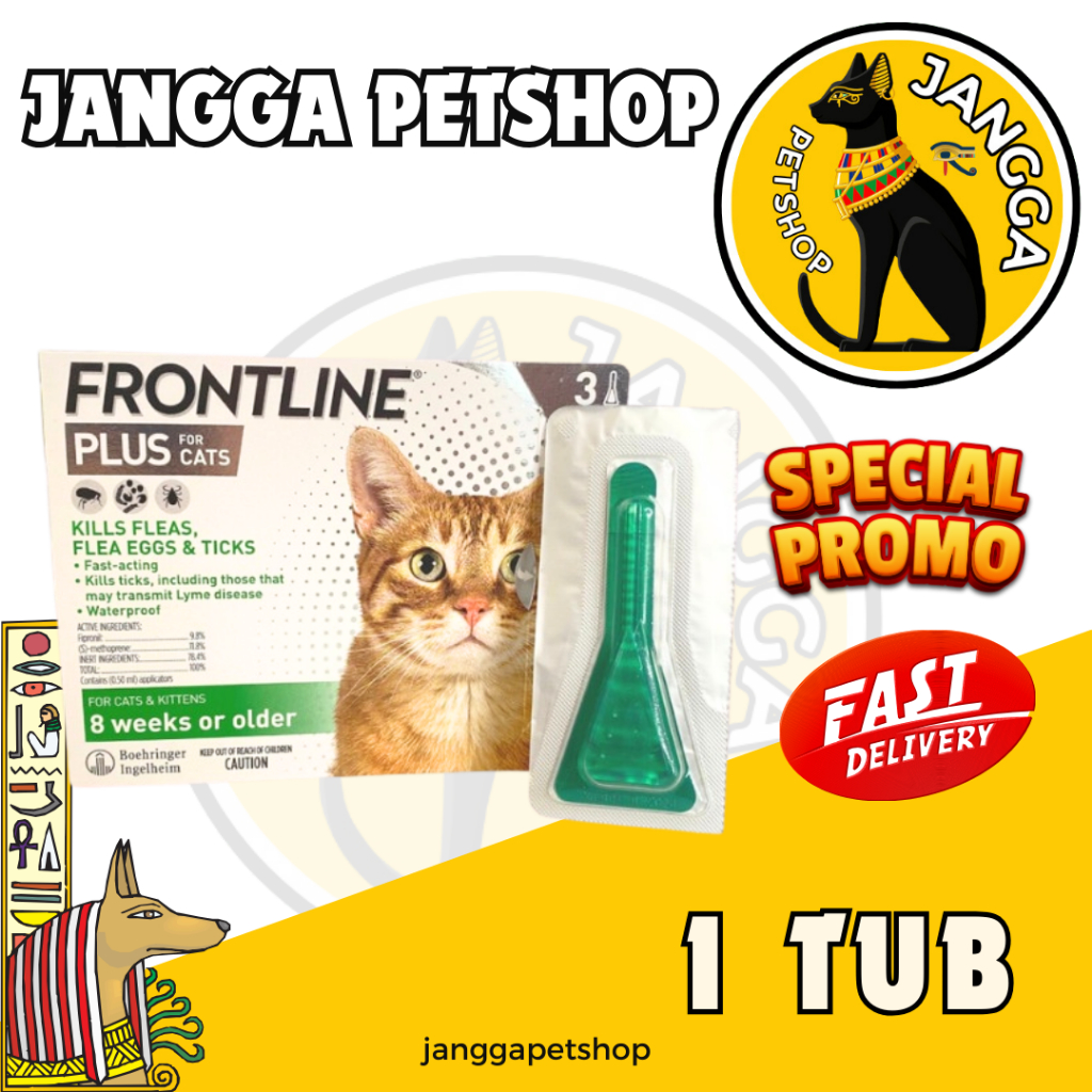 Frontline Plus For Cat 1pcs (Obat Kutu Kucing)