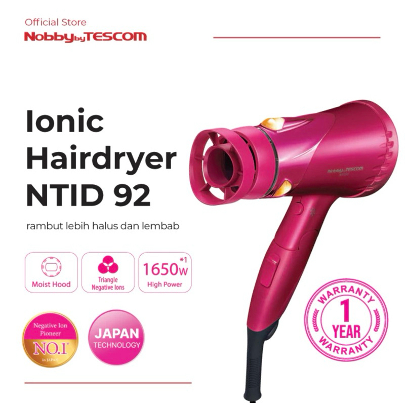 Tescomm Ionic Hair Dryer NTID 92