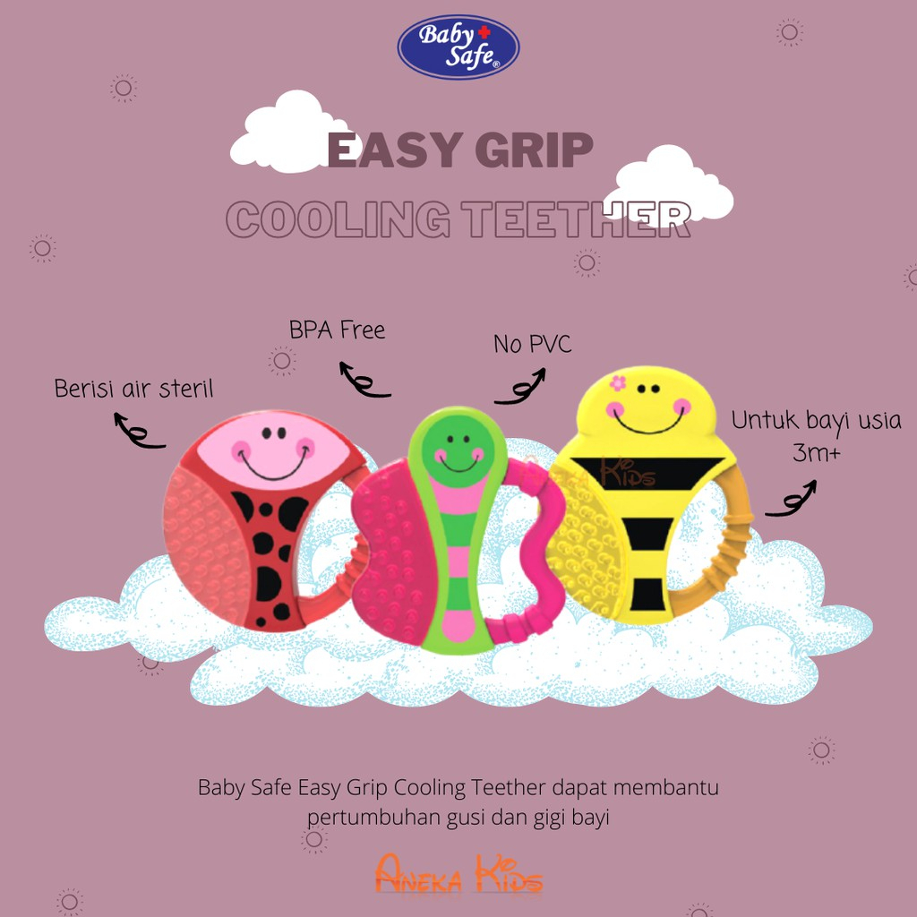 Baby safe easy grip teether TT002