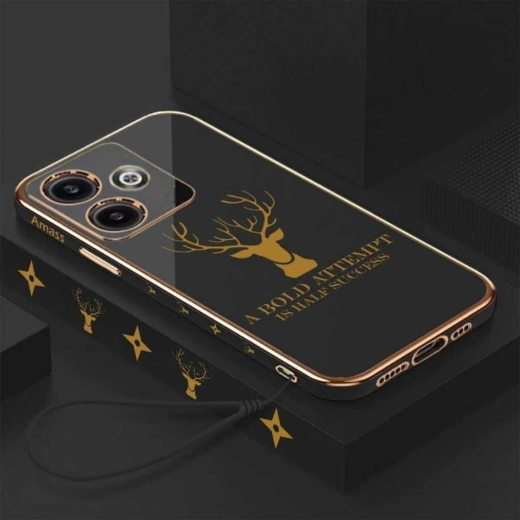SOFTCASE XIAOMI REDMI 13 4G CASING SILICON PALATING CAMERA PROTECTOR