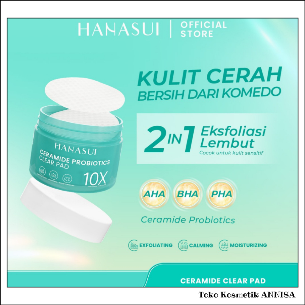 HANASUI Ceramide Probiotics Clear Pad