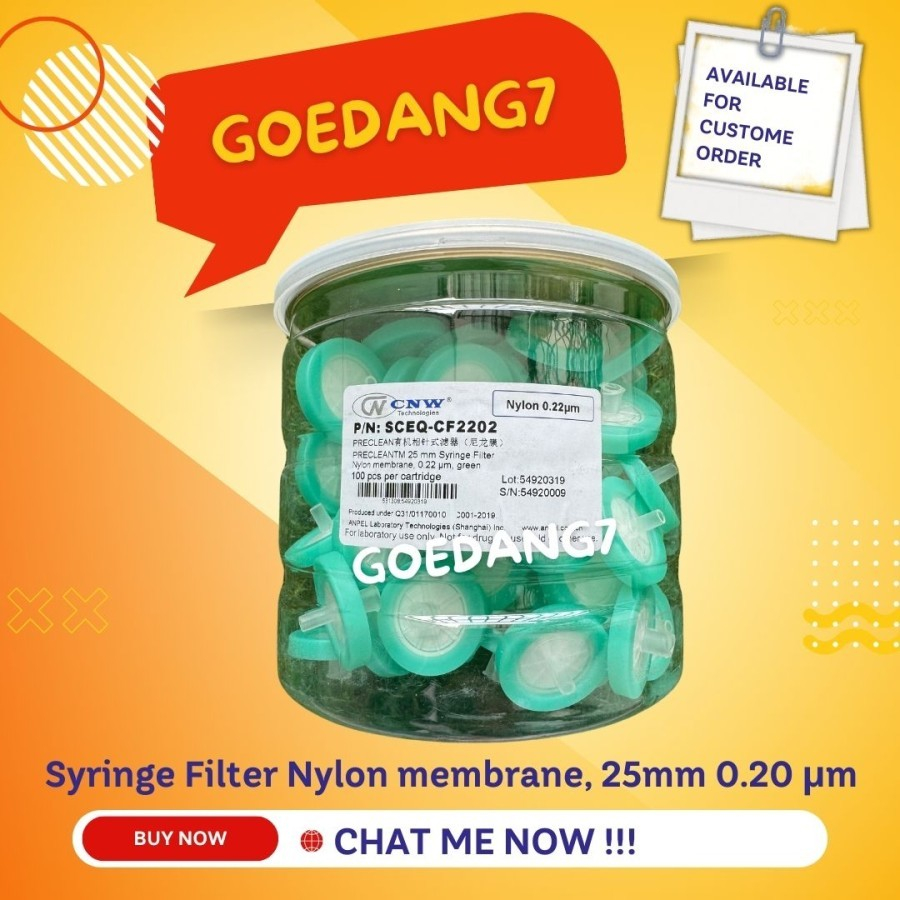 Syringe Filter Nylon non Steril