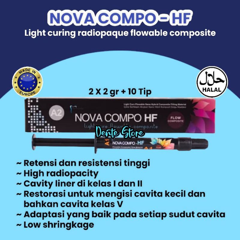 COMPOSITE FLOW NOVA COMPO FLOWABLE HF ( HIGH FLOW ) IMICRYL