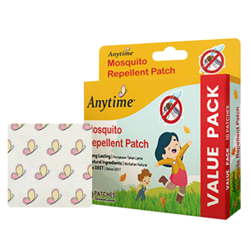 ANYTIME MOSQUITO REPELLENT PATCH BOX 10S