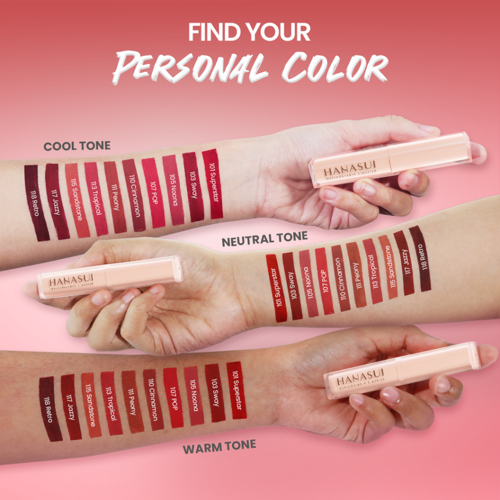 Hanasui Mattedorable Lipstick||2gr