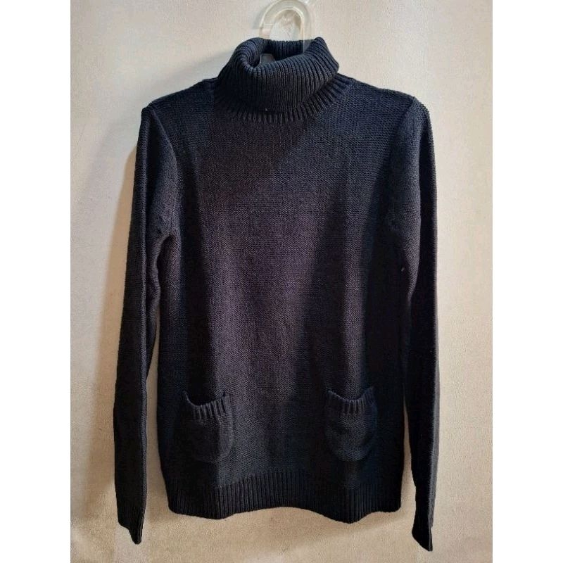 Solace Black Knitted Turtleneck Sweater