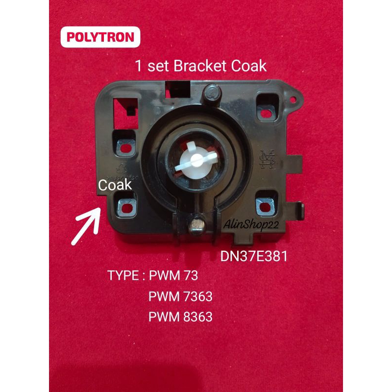 1 set ( Bracket + Slector) mesin cuci Polytron 2 tabung model Coak