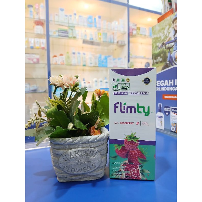 Flimty Raspberry 75 gram isi 5 sachet