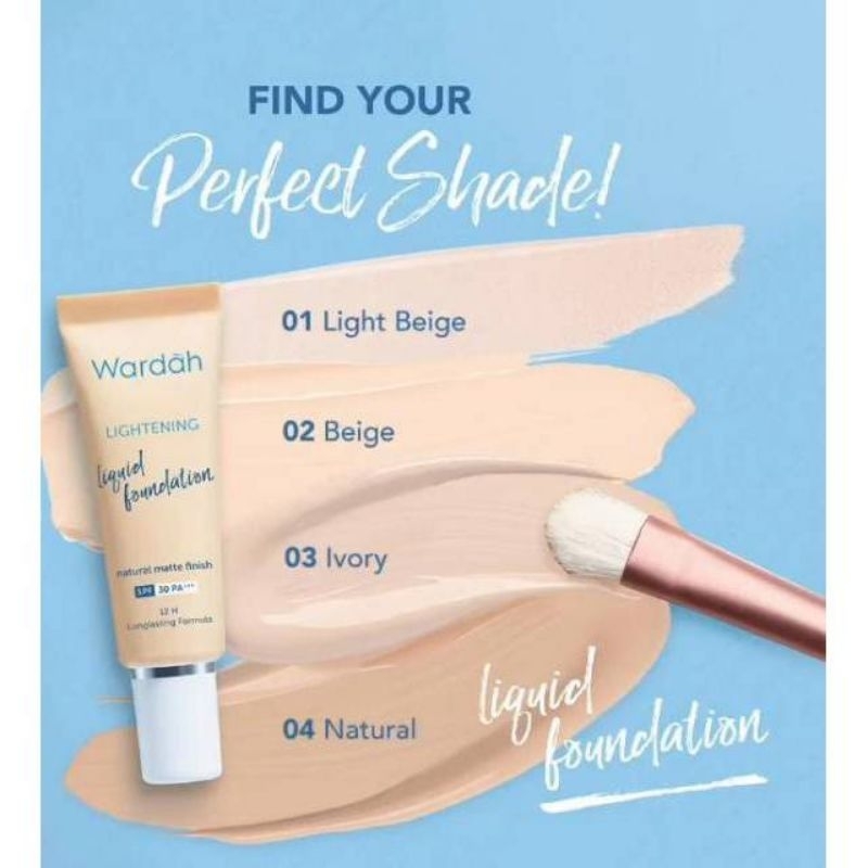 Wardah Lightening Liquid Foundation 6ml