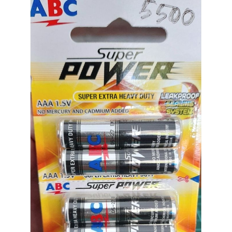 ABC Batu Baterai Super Power AAA