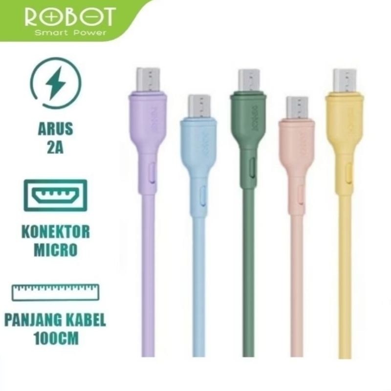 Robot RBM100S Kabel Data Micro Usb 1Meter 2A