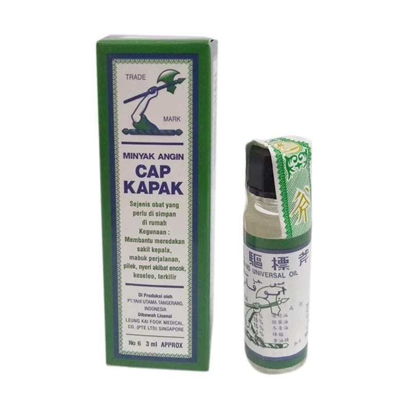 Minyak Angin Cap KAPAK 3ml