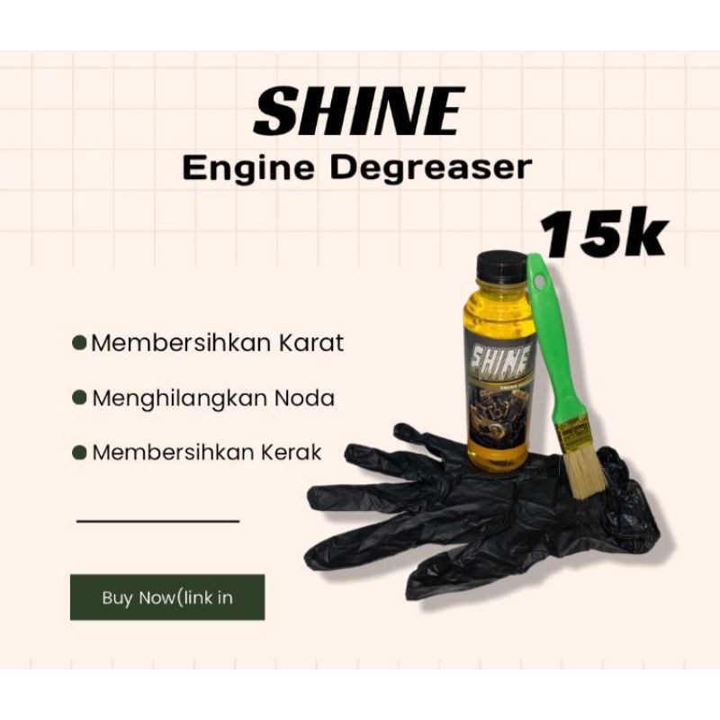 SHINE ENGINE DEGREASER 250ML