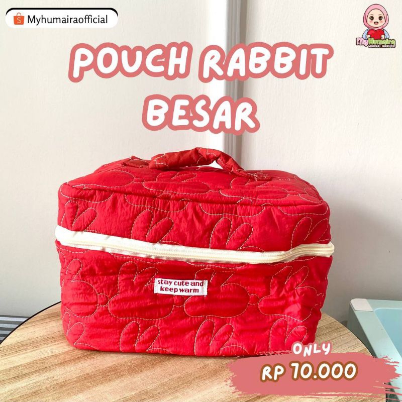 [TENGGARONG] POUCH RABBIT/POUCH MAKEUP
