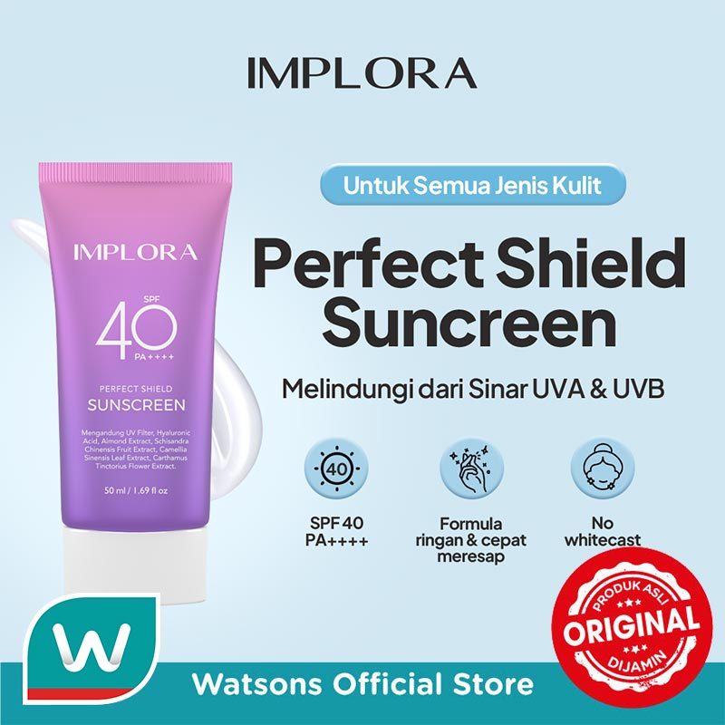 Implora Perfect Shield Sunscreen SPF 40 PA++++ 50ml