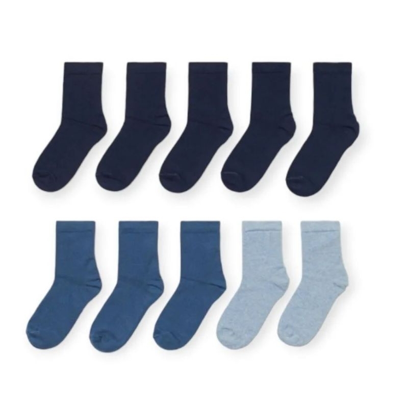 H&M 10 pack socks dark blue