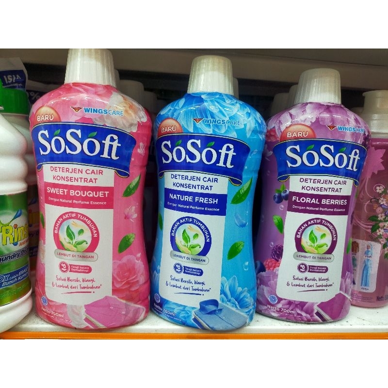Sosoft Detergent Cair 750ml