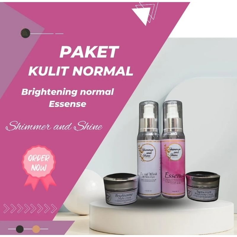paket lightening essense (kulit normal)