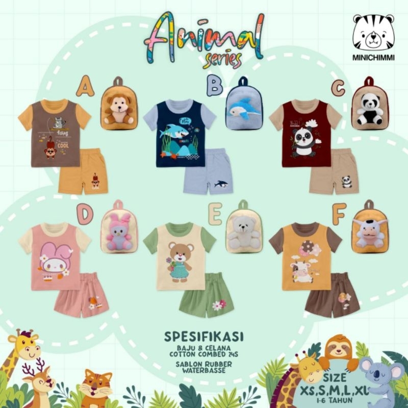 Animal Series with backpack
