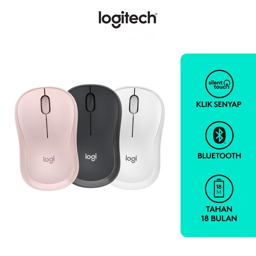 Logitech Mouse M240 Wireless Bluetooth Silent Click M 240