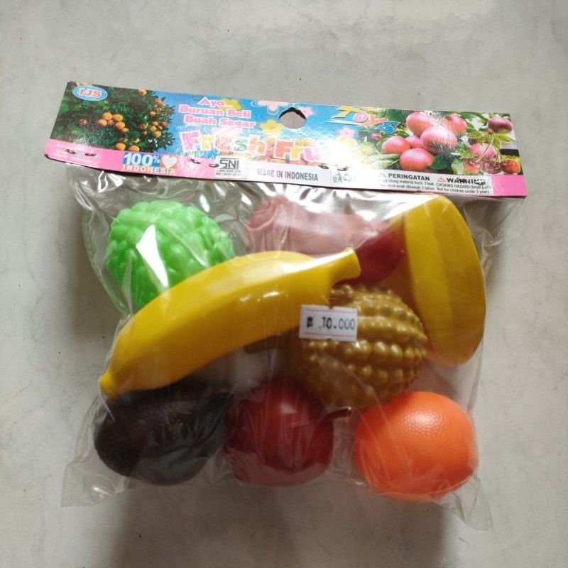 mainan anak buah-buahan