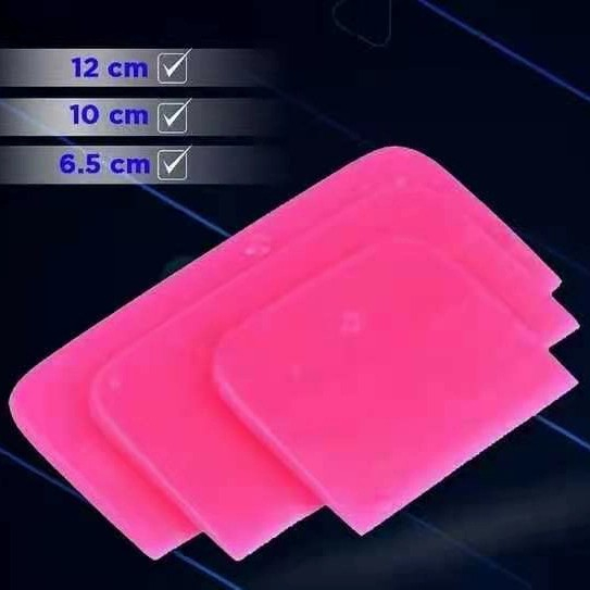 PPF Vinyl Rubber Squeegee Pink Set Tools / Rakel