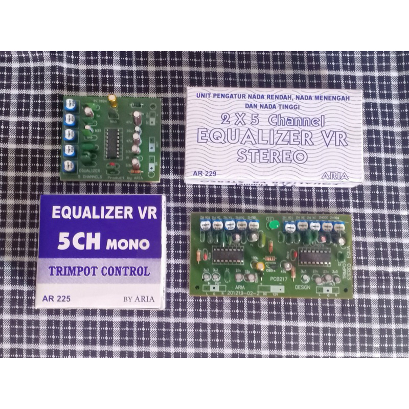 Kit Equalizer Mono dan Stereo