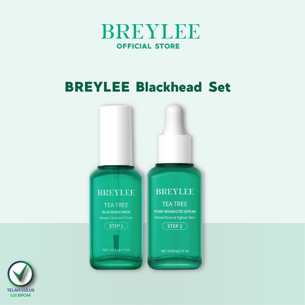 BREYLEE STEP 1 Blackhead Mask STEP 2 Pore Serum