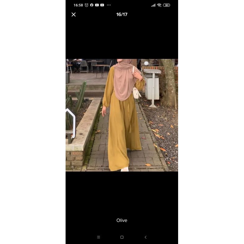 gamis wanita polo