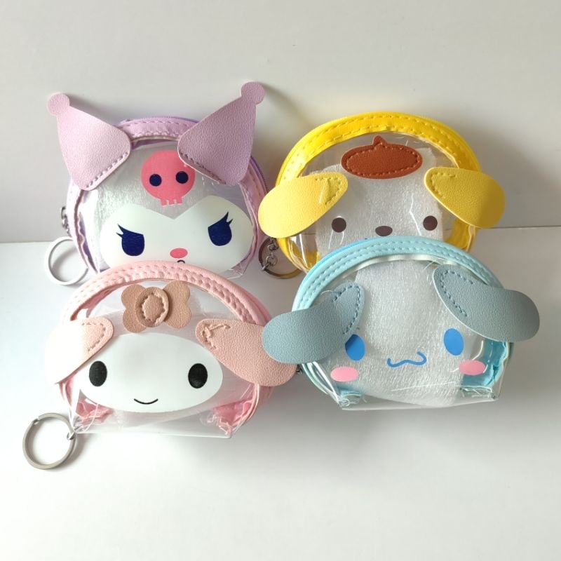 Dompet koin sanrio transparan