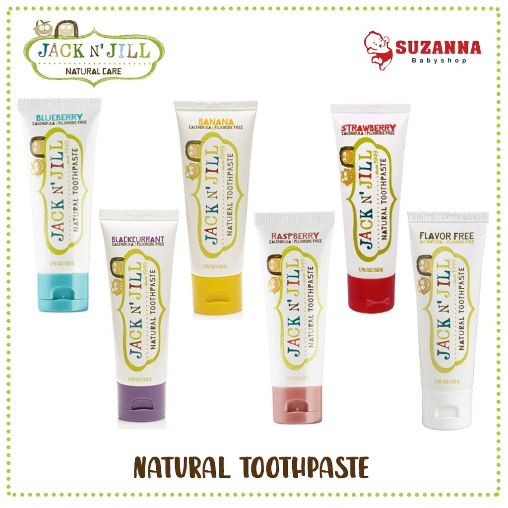 Jack N Jill Natural Toothpaste 50gr