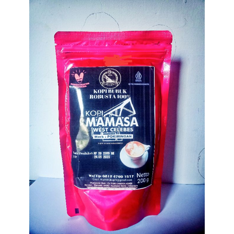 Kopi Bubuk Robusta Mamasa