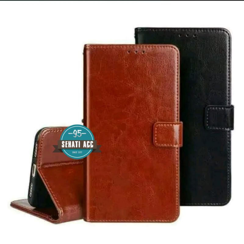 Softcase Dompet SAMSUNG Note 9 / Note 10 / Note 20 / Note 20 Ultra / Note 10+ / Note 10 Pro Casing dompet flip polos kulit premium