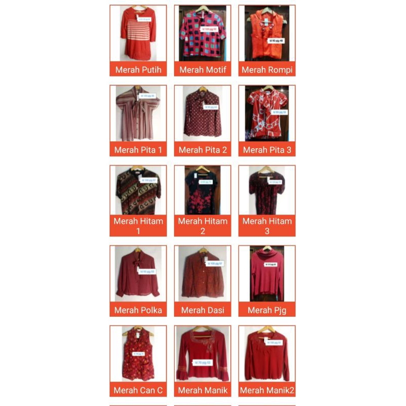 Blouse Merah